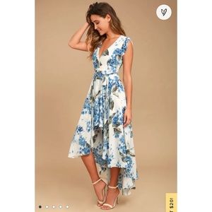 LIKE NEW Lulu’s French Countryside High-Low Dress